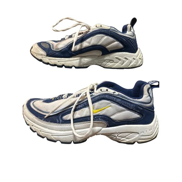 Vint. Nike Air running shoes white w/blue  Women’s 9.5￼#999709 see description - Picture 2 of 10